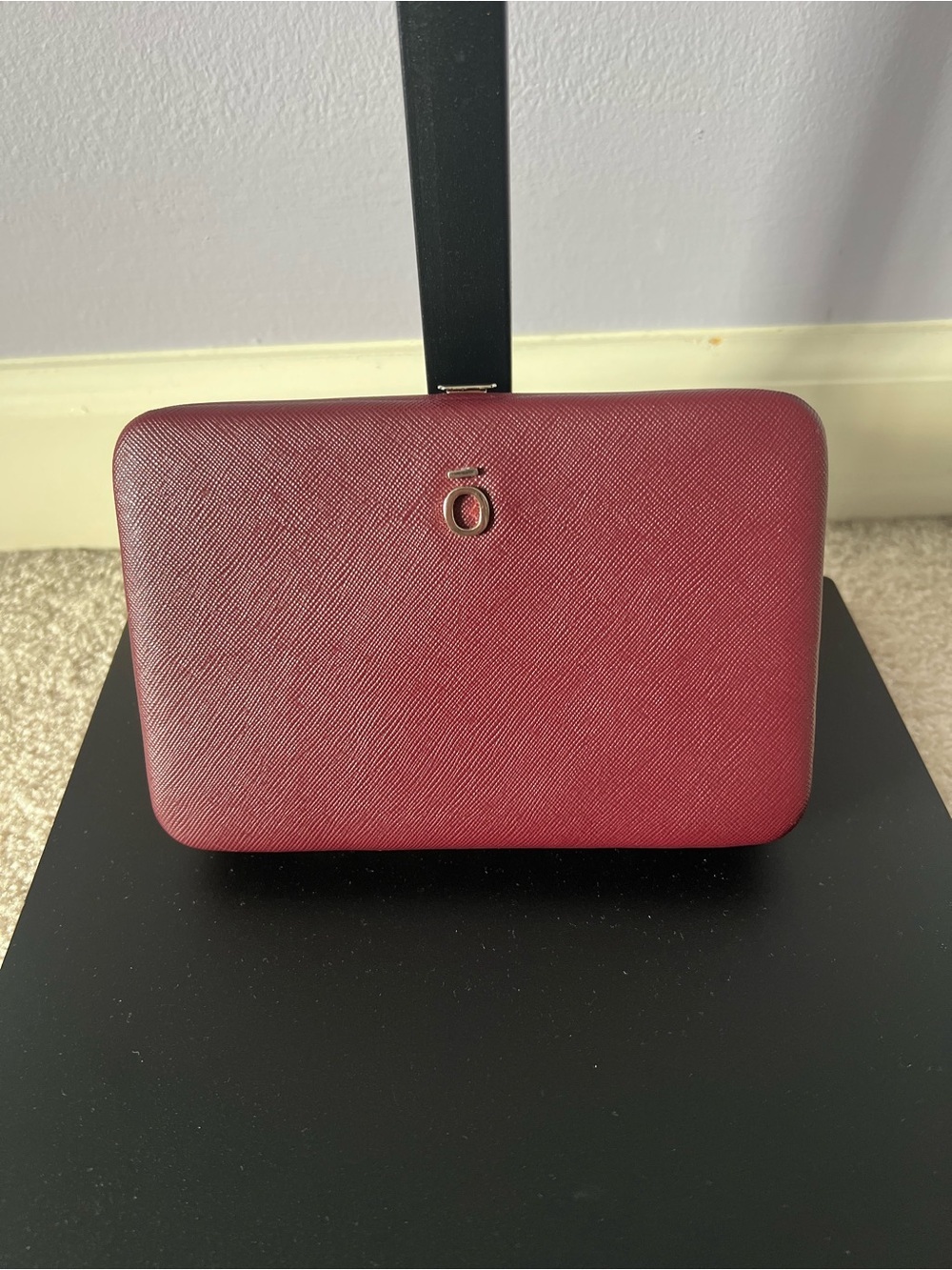 Burgundy Clutch